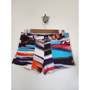 One Teaspoon multicolor Equador chopper shorts S